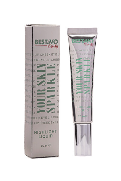 BESTAVO BEAUTY Waterproof Lüks Likit Highlighter Koleksiyonu | Silver