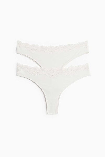 H&M 2-pack microfibre Brazilian briefs