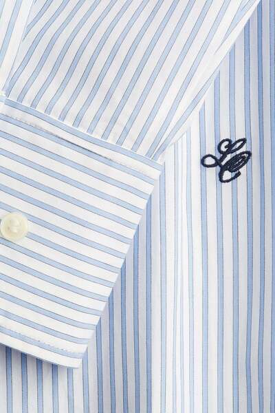 H&M قميص بوبلين