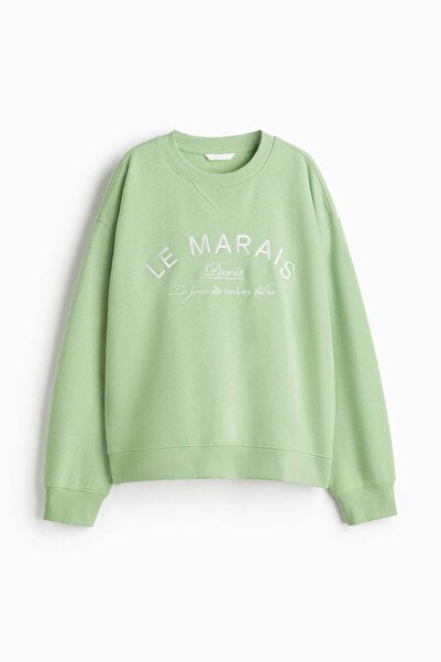 H&M Text-motif sweatshirt