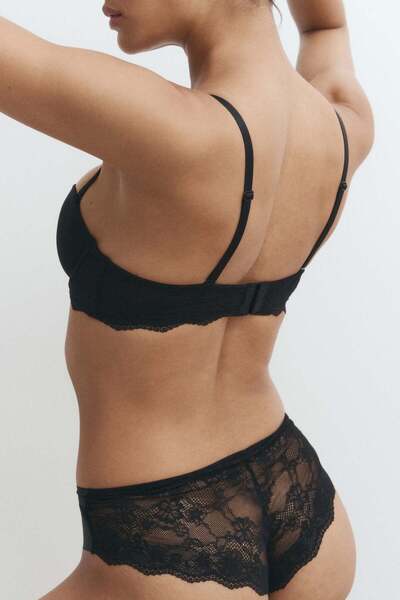 H&M Strapless padded balconette bra