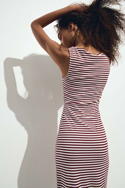 H&M Ribbed jersey midi dress