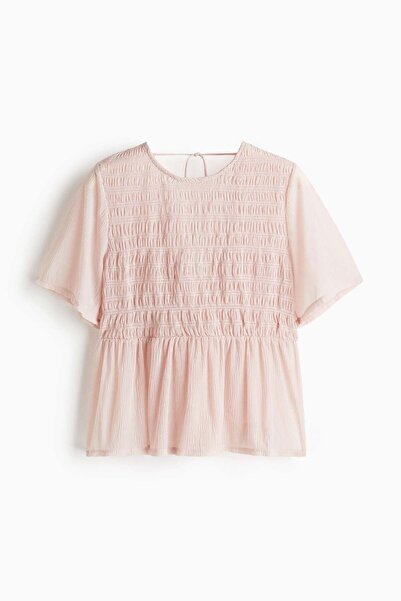 H&M Smocked peplum top