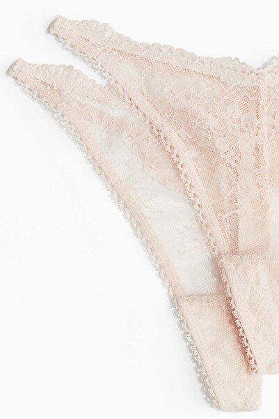 H&M 2-pack lace tanga thong briefs