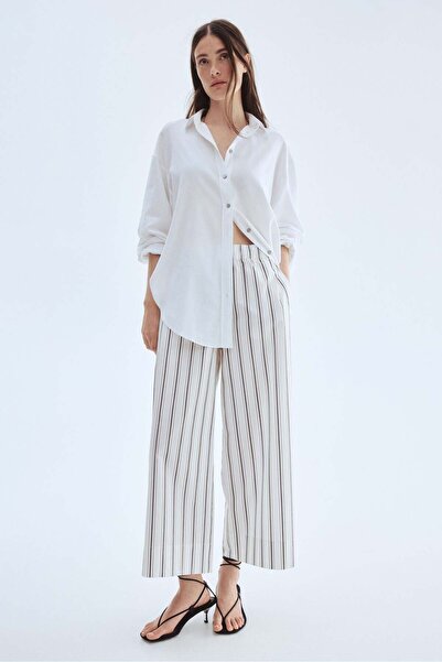 H&M Ankle-length cotton trousers