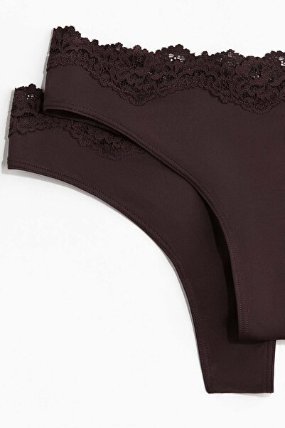 H&M 2-pack microfibre Brazilian briefs