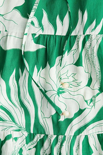 H&M فستان قطني طويل