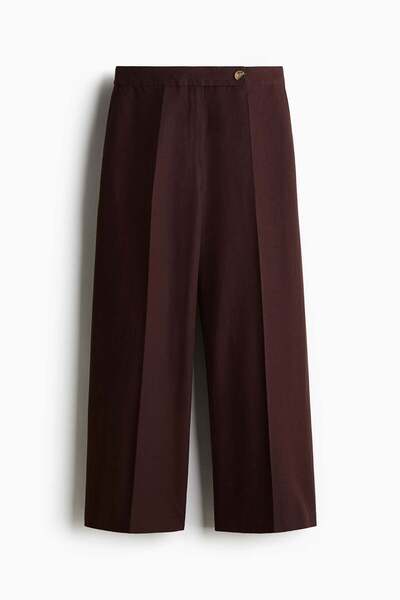 H&M Tailored linen-blend trousers