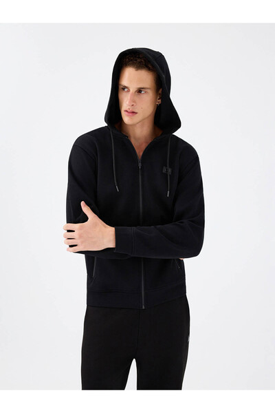 Loft Regular Fit Siyah Erkek Hırka Lf2041558