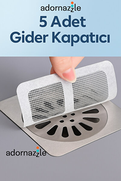 adornazzle 5 Adet Gider Kapatıcı, Pislik Tutucu, Kendinden Yapışkanlı Banyo G...