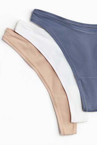 H&M 3-pack microfibre thong briefs
