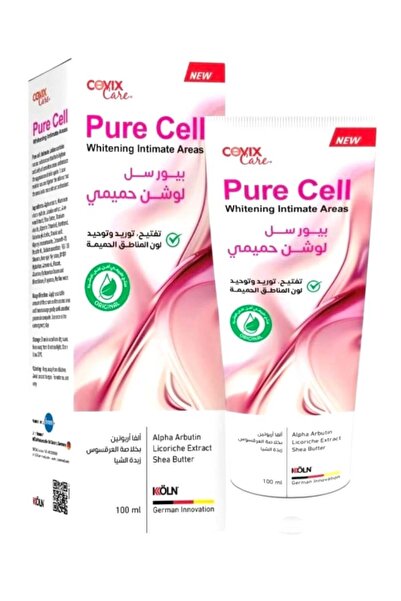 MQ لوشن كوفيكس كير بيور سيل للمناطق الحساسة مع ألفا أربوتين، خلاصة عرق السوس وزبدة الشيا 100 مل