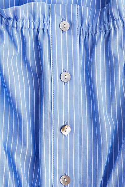 H&M Frill-trimmed cotton blouse