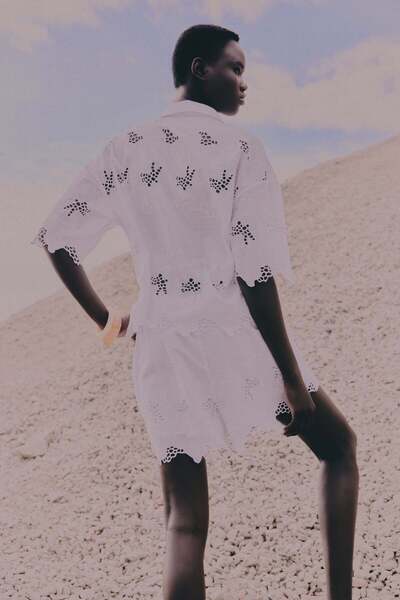 H&M Broderie anglaise shirt