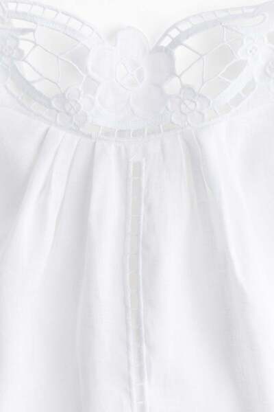 H&M Linen tie-strap top