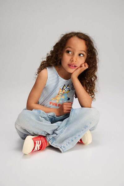 H&M بلوزة ببلوم بنقشة مطبوعة