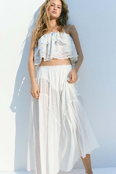 H&M Tiered maxi skirt