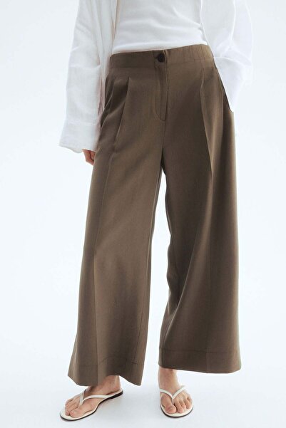 H&M Wide ankle-length trousers
