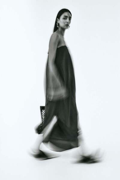H&M Draped bandeau dress