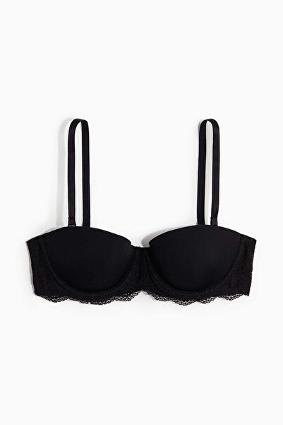 H&M Strapless padded balconette bra