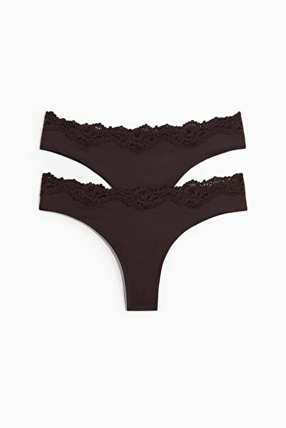 H&M 2-pack microfibre Brazilian briefs