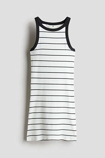 H&M Ribbed cotton dress