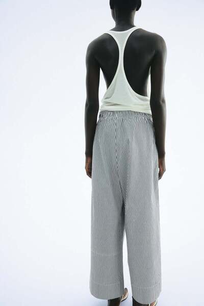 H&M Ankle-length cotton trousers
