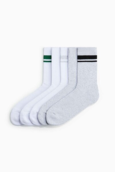 H&M مجموعة من 5 جوارب