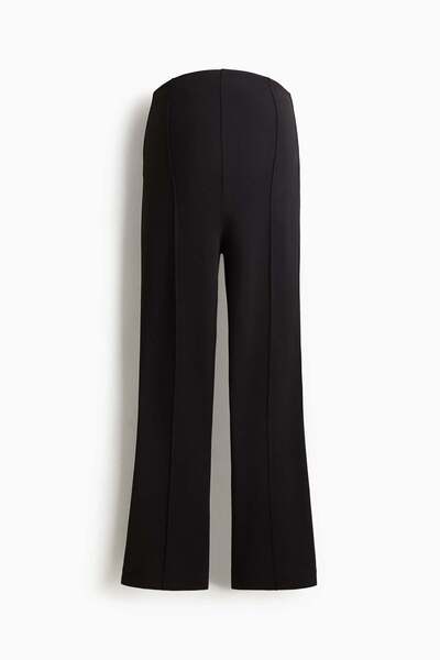 H&M MAMA Crease-front interlock trousers