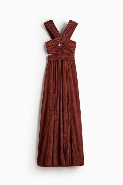 H&M Draped plissé dress
