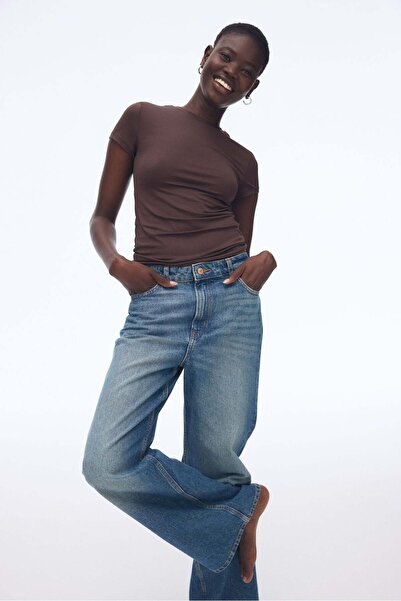 H&M Fitted microfibre T-shirt