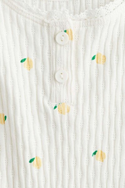 H&M Pointelle cotton vest top