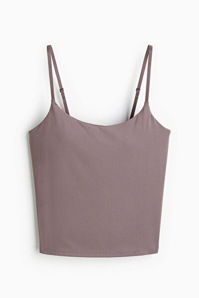 H&M Padded-cup microfibre strappy top