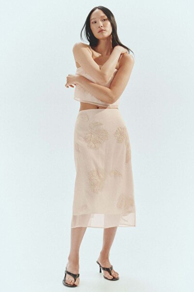 H&M Bead-embroidered skirt