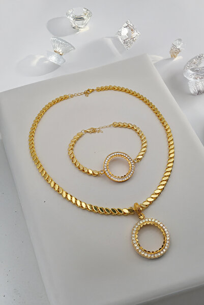 xtaki Yarım altın set, Arpa zincir kolye, Çeyrekli kolye, altınnN set, Çeyrekli set ,pullu zincir kolye