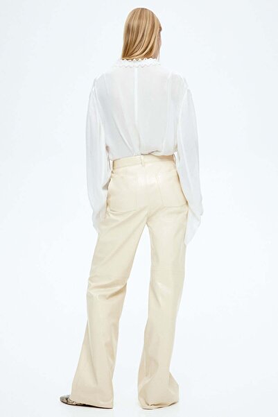 H&M Coated trousers