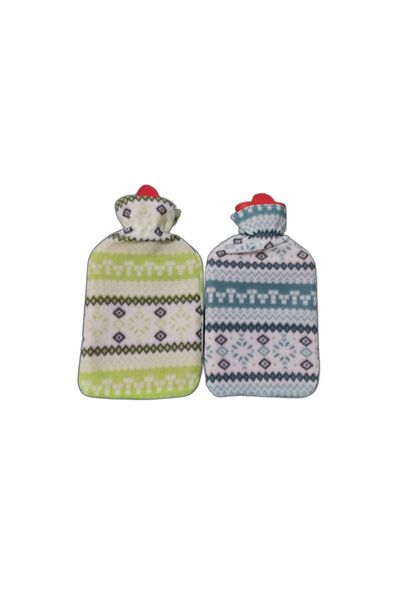 Empressco Etnik Desenli Kılıflı Sıcak Su Torbası 1.5L, Termofor, Tuluk