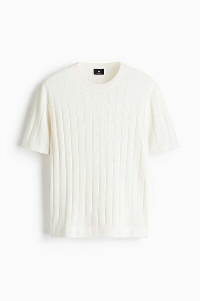 H&M Regular Fit Knitted T-shirt