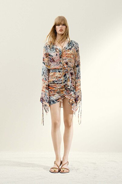 H&M Chiffon wrap blouse