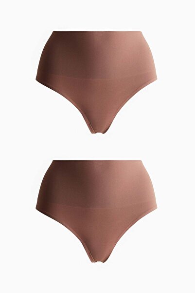 H&M 2-pack Seamless Light Shape Thong briefs