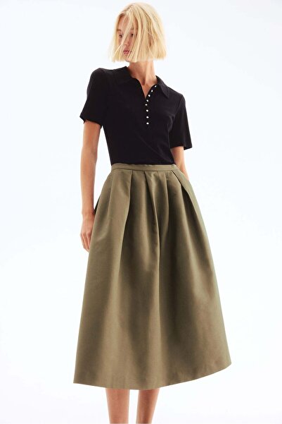 H&M A-line midi skirt