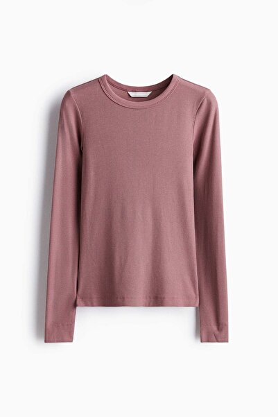 H&M Ribbed modal-blend top