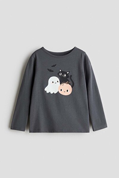 H&M Printed jersey top