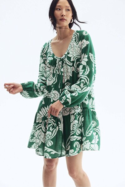 H&M Button-front tunic dress