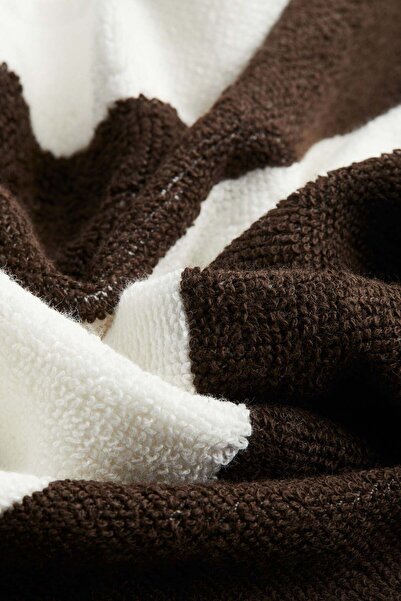 H&M Striped cotton terry guest towel