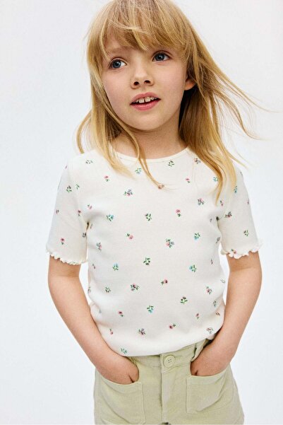 H&M Ribbed cotton top