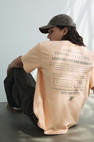 H&M تي شيرت قطني مريح