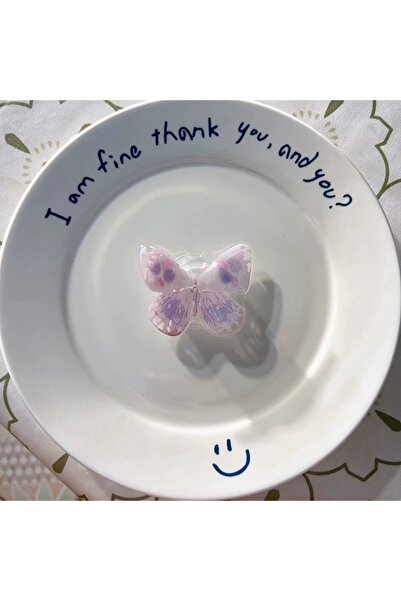 EDELFU Popsocket Yapışkanlı Kelebek Telefon Tutacağı Kelebek Şekilli Akrilik Epoksi Yüzey Parmak Tutucu