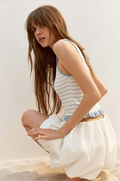 H&M Frill-trimmed vest top