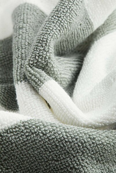 H&M Striped cotton terry guest towel